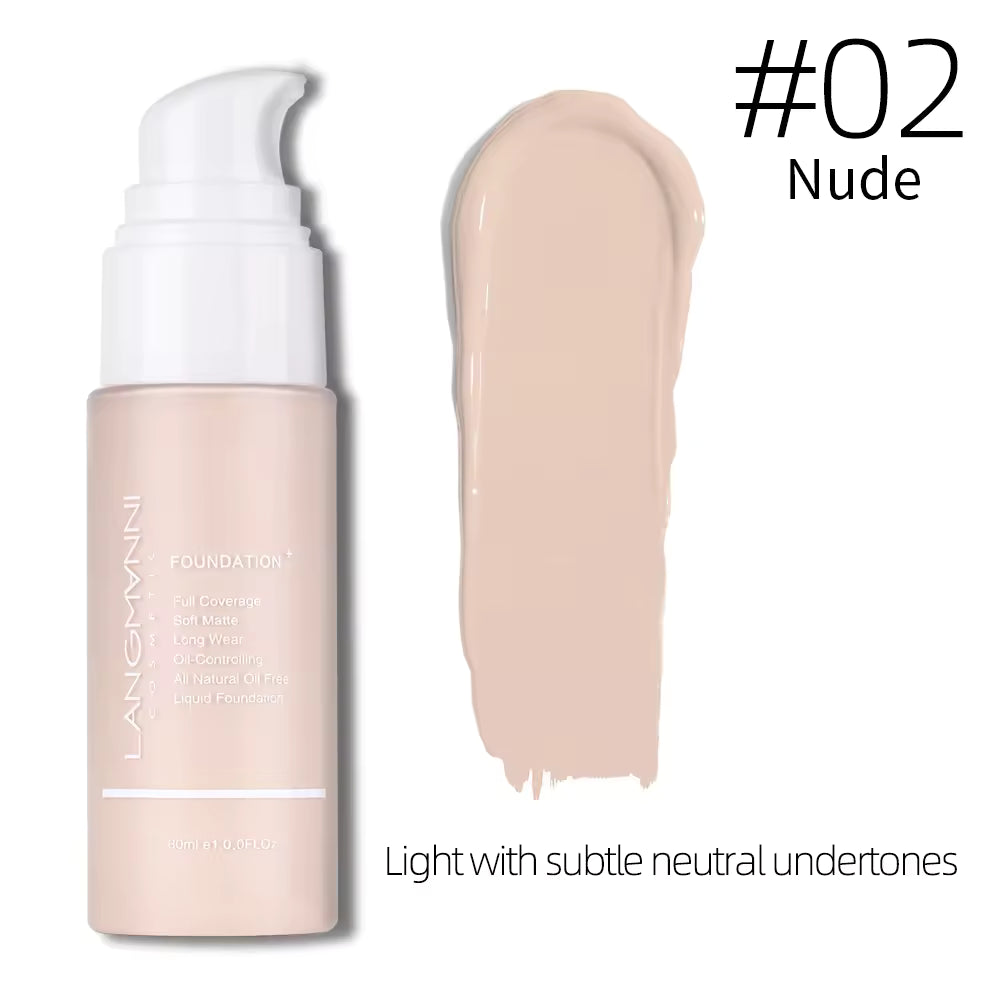 Matte oil control liquid foundation