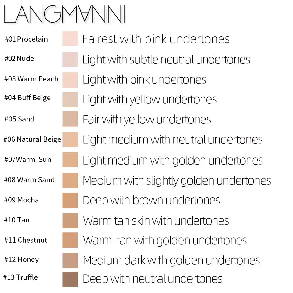 Matte oil control liquid foundation