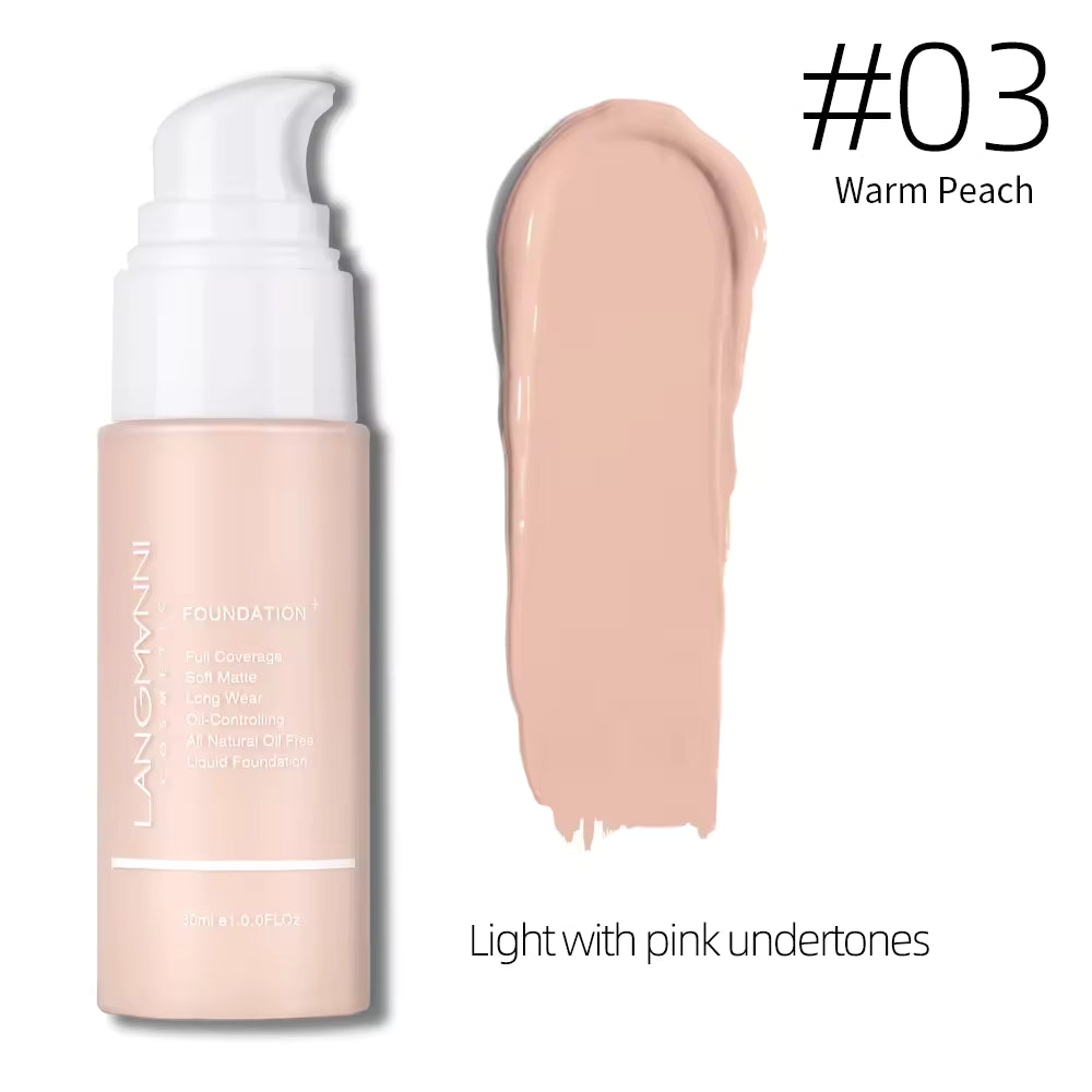 Matte oil control liquid foundation