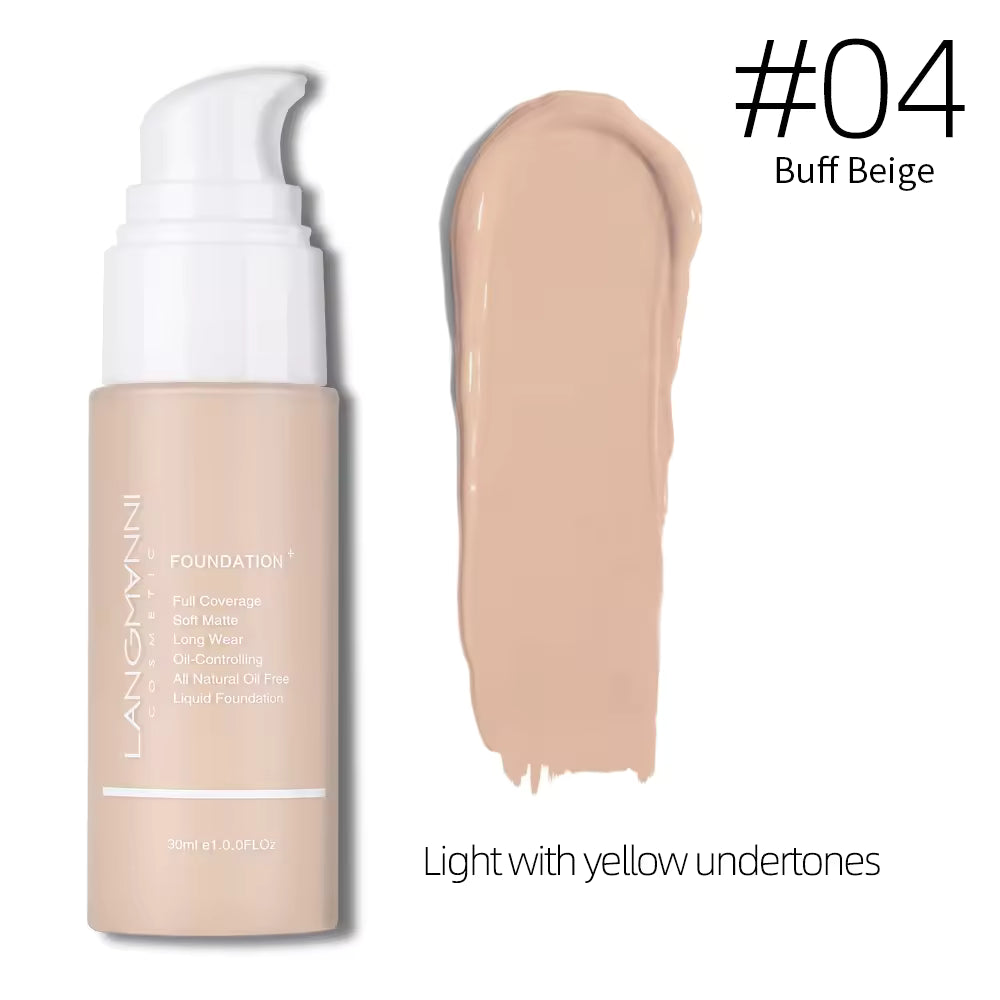 Matte oil control liquid foundation