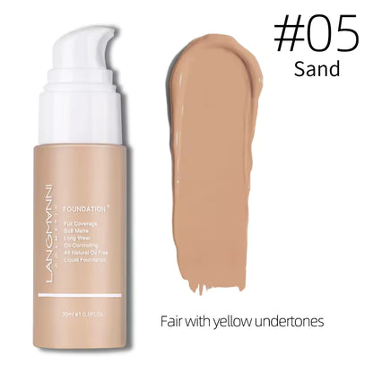 Matte oil control liquid foundation