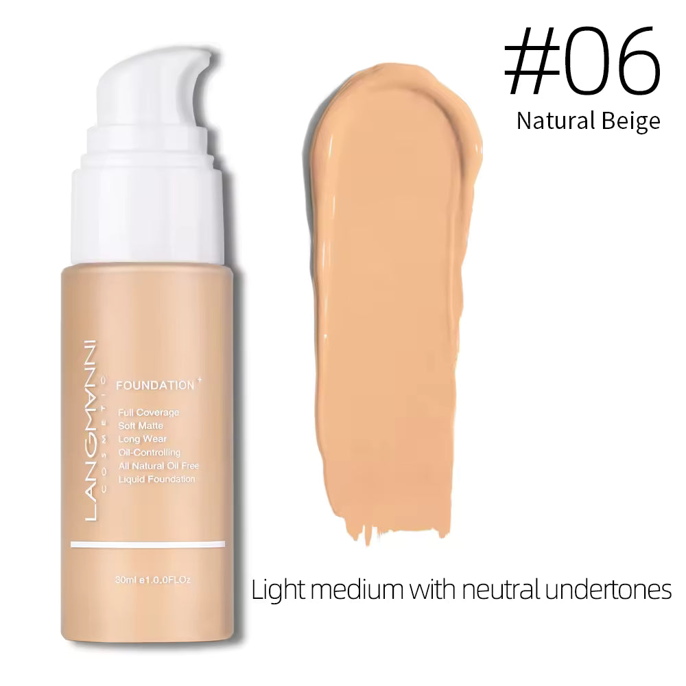 Matte oil control liquid foundation