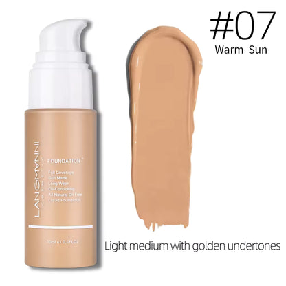 Matte oil control liquid foundation