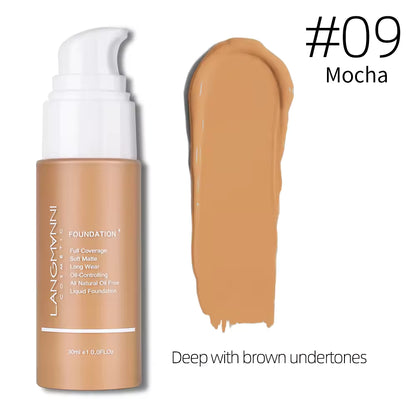Matte oil control liquid foundation