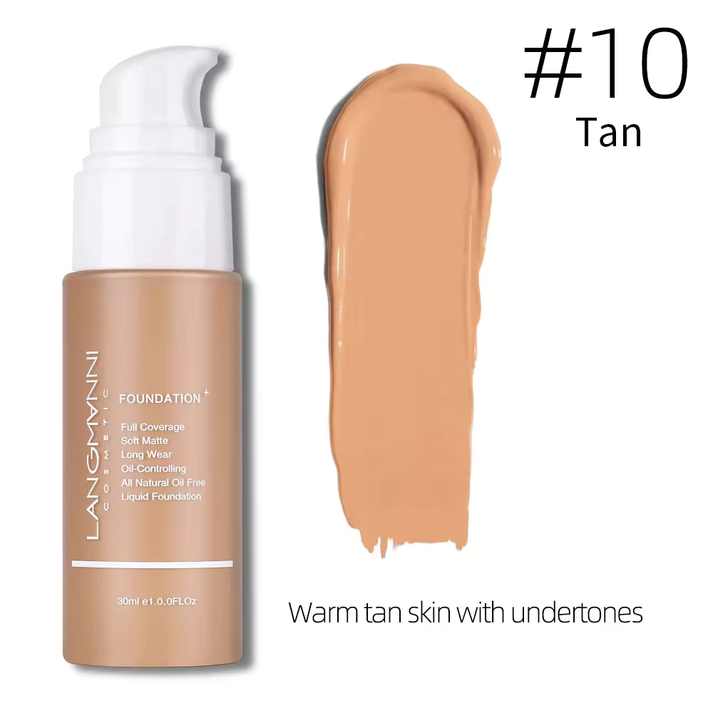 Matte oil control liquid foundation
