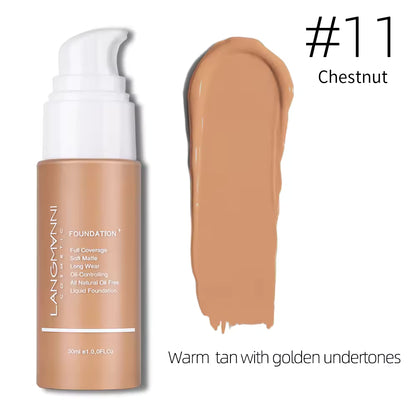 Matte oil control liquid foundation
