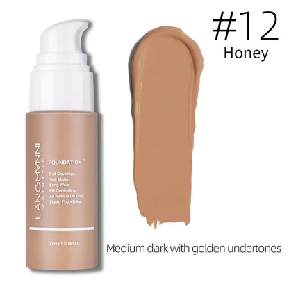 Matte oil control liquid foundation