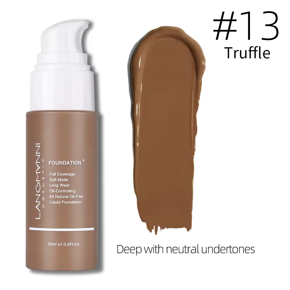 Matte oil control liquid foundation