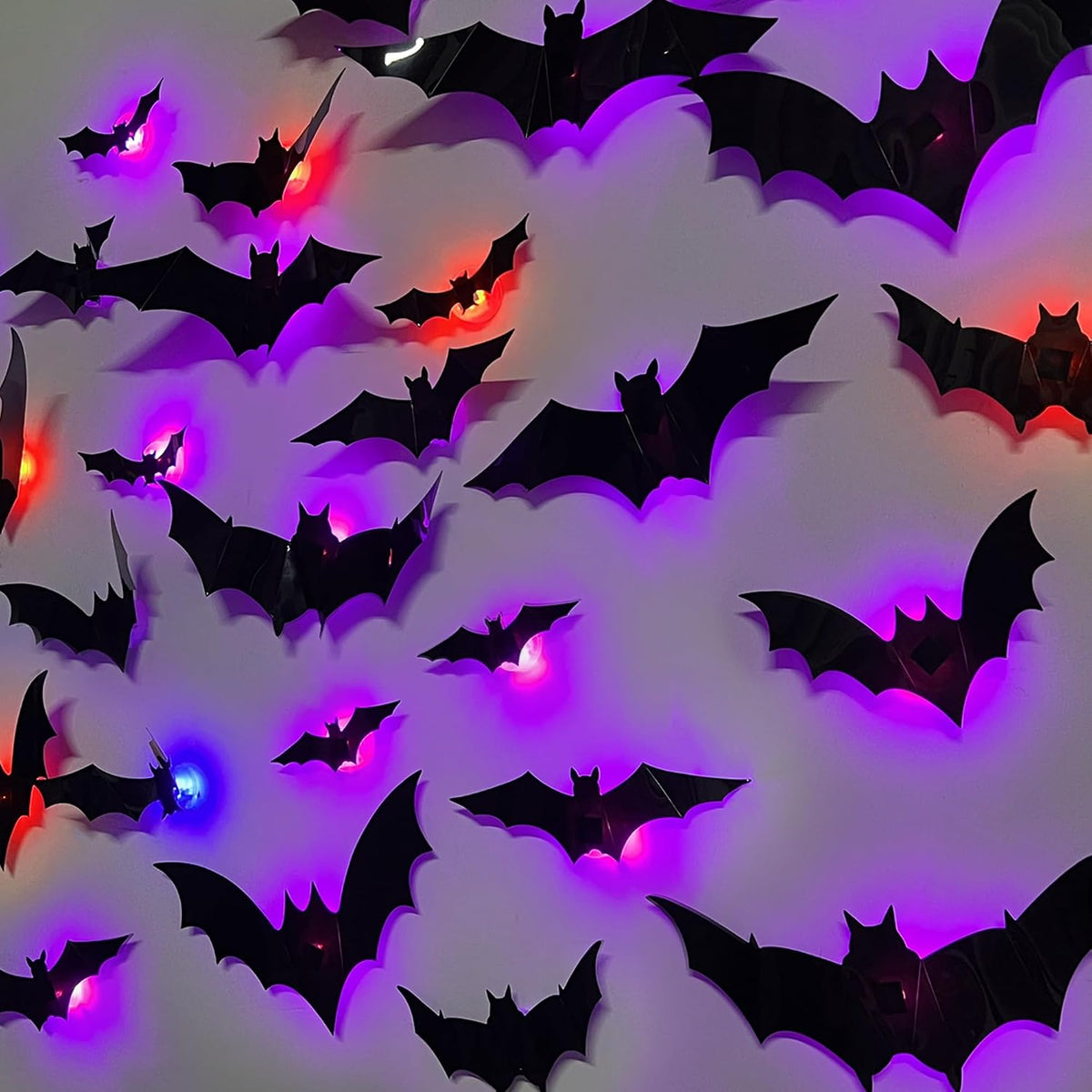 Halloween 3D Bats Wall Decor