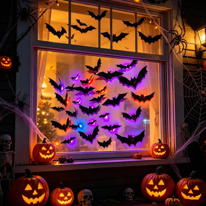 Halloween 3D Bats Wall Decor