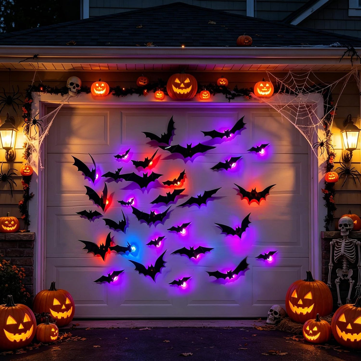 Halloween 3D Bats Wall Decor