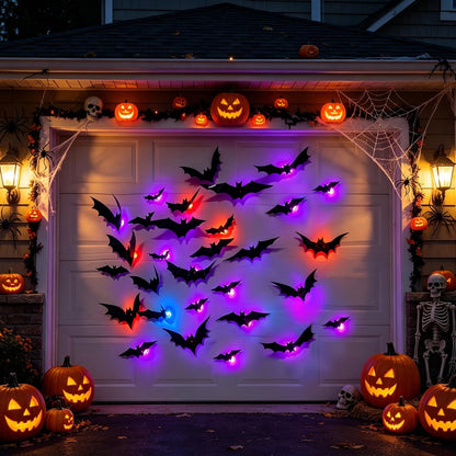 Halloween 3D Bats Wall Decor