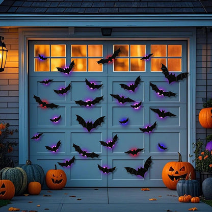 Halloween 3D Bats Wall Decor