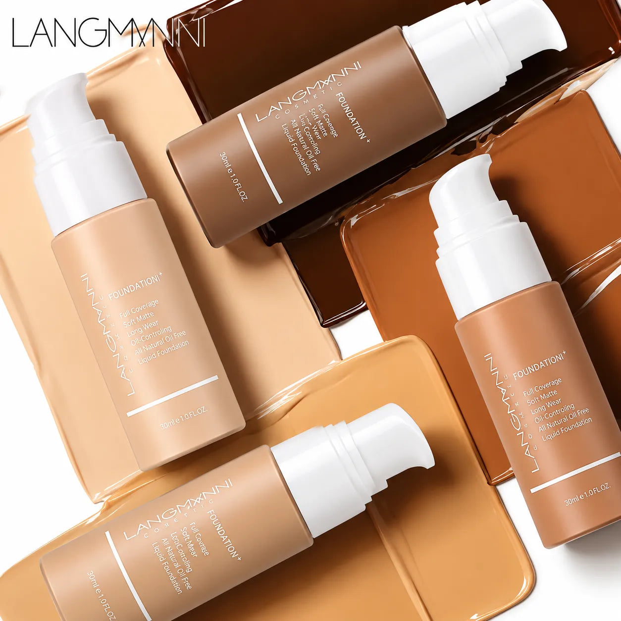 Matte oil control liquid foundation