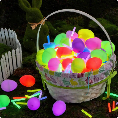Easter Eggs with Mini Glow Sticks (35pcs)